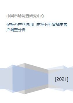 砧板臺(tái)產(chǎn)品進(jìn)出口市場分析及宣城市客戶調(diào)查